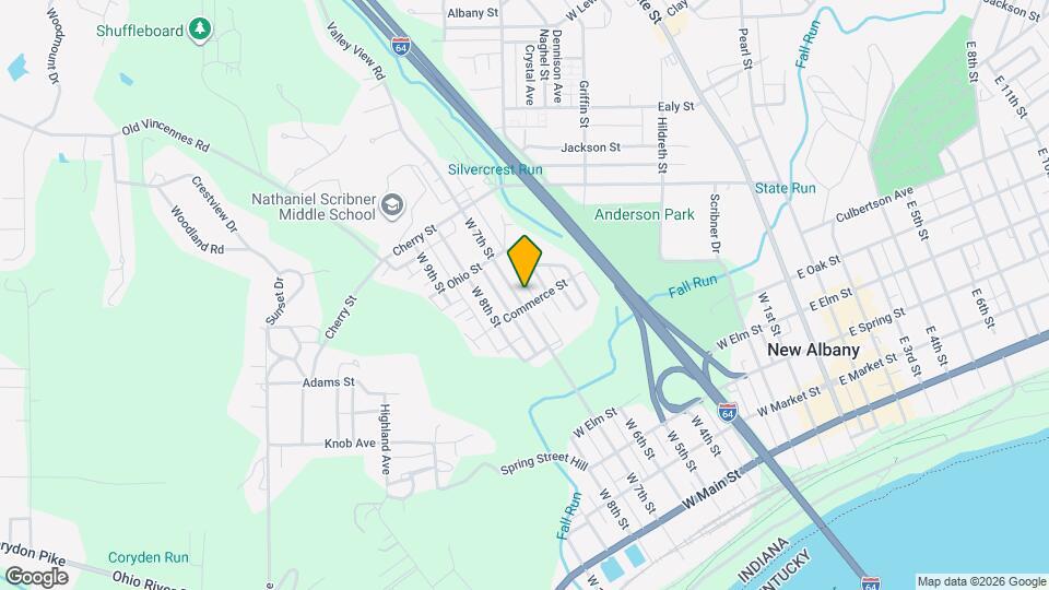 704 W 7th St Map and Location Details