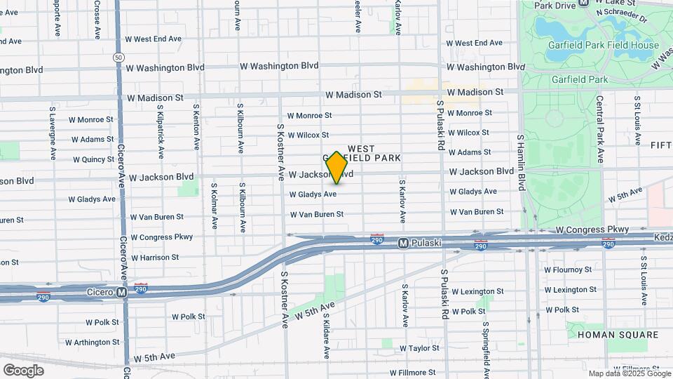 4240 W Gladys Ave, Unit 2 Map and Location Details
