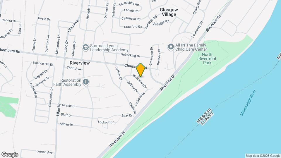 9846 Rivermont Dr Map and Location Details