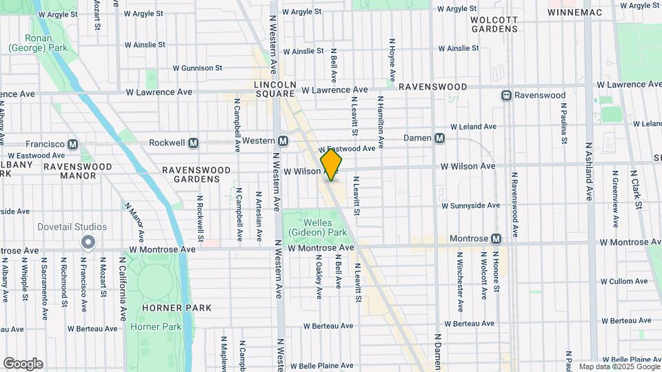 4535 N Lincoln Ave Map and Location Details