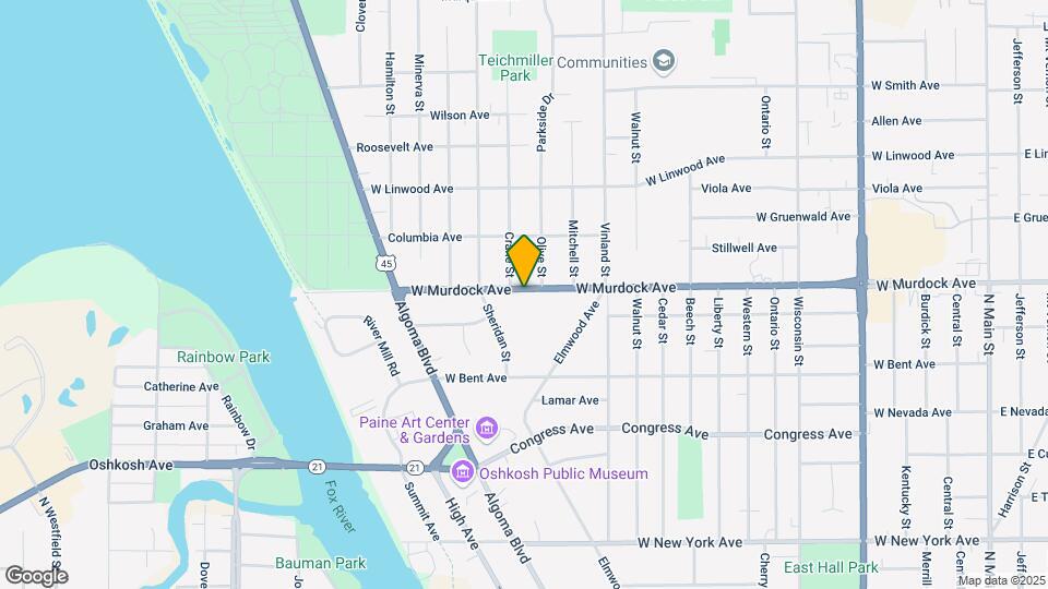 1521 W Murdock Ave Map and Location Details
