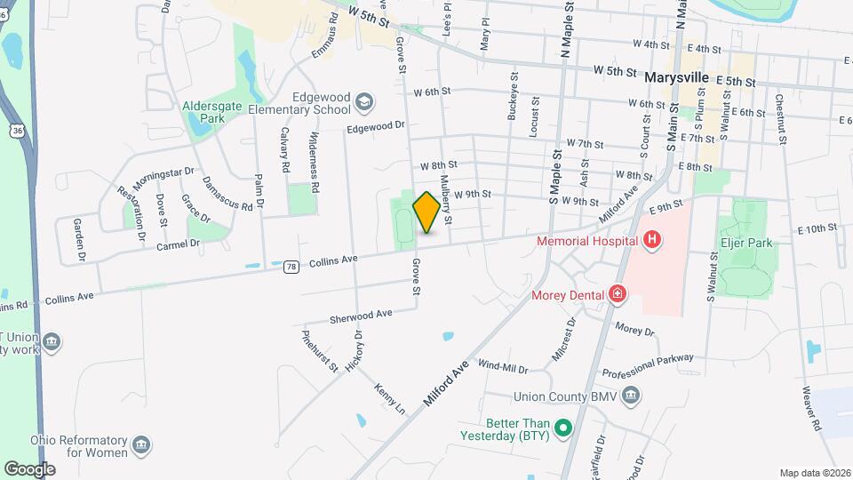 836 Collins Ave Map and Location Details