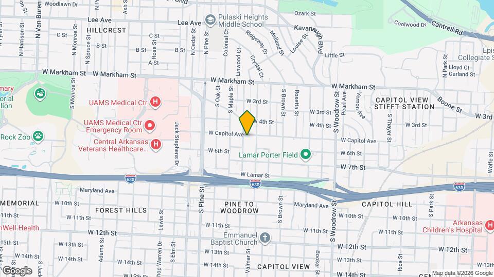 509 S Valentine St Map and Location Details