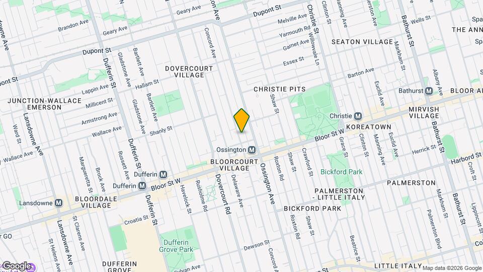 329 Concord Ave Map and Location Details