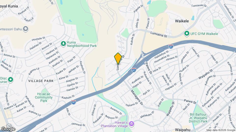 94-537-537 Lumiaina St Map and Location Details