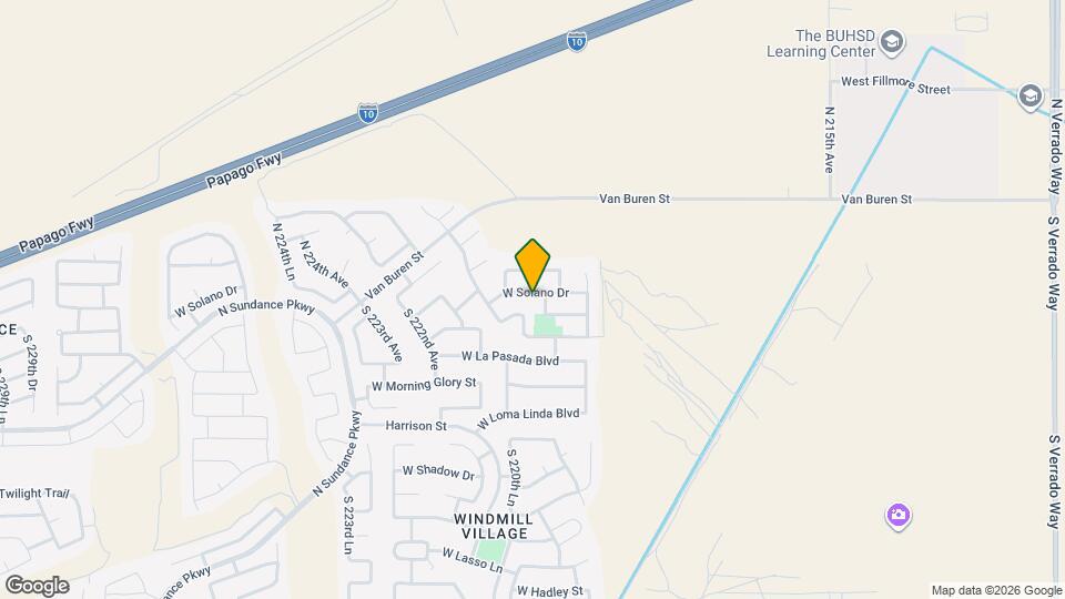 22031 W Solano Dr Map and Location Details