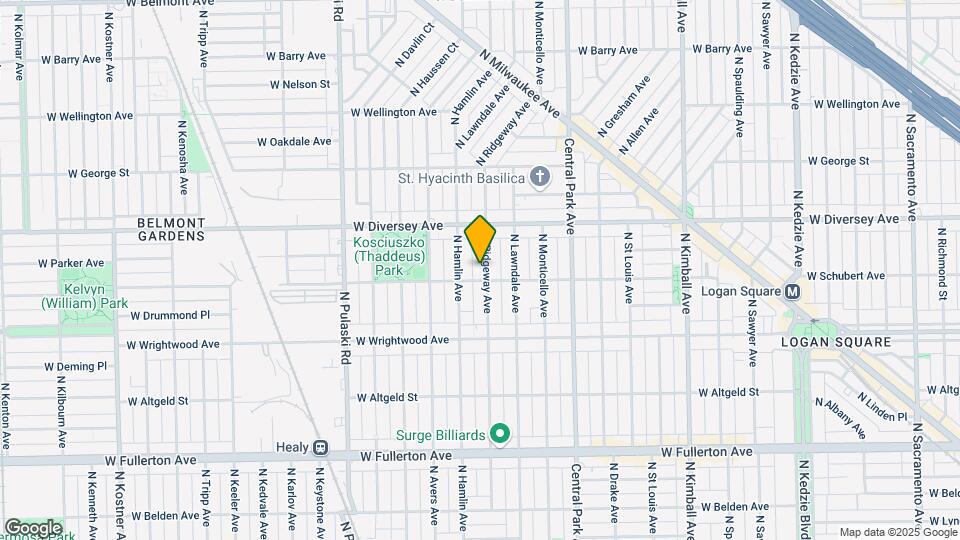 2710 N Ridgeway Ave Map and Location Details