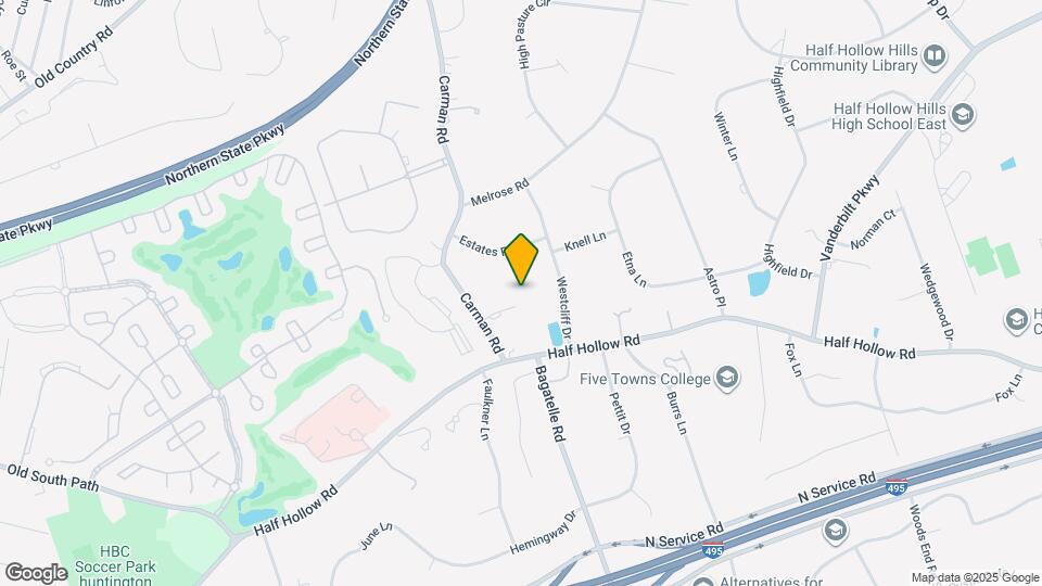 5 Carman Ct Map and Location Details