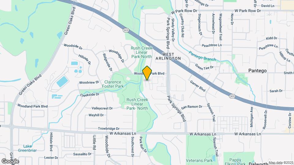 2100 Valleywood Dr Map and Location Details