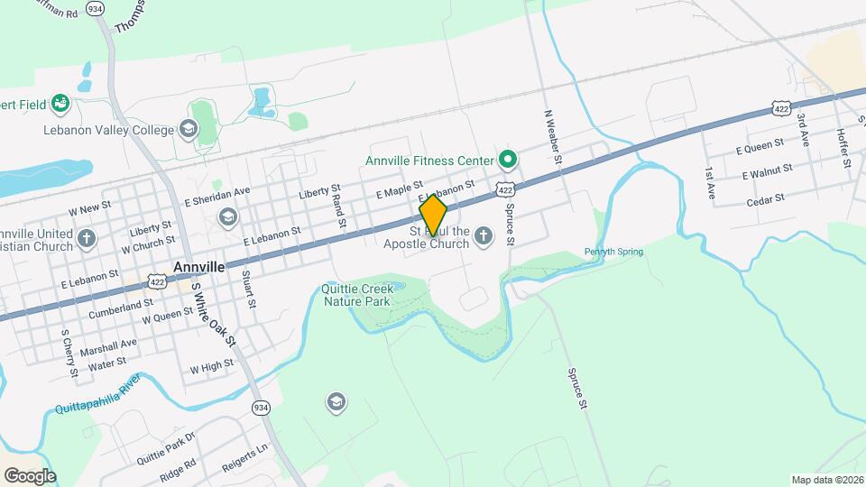 625 E Queen St Mapa y Detalles de la Ubicación