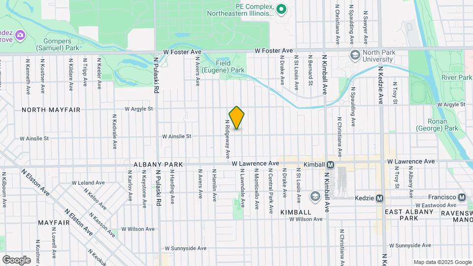 3708 W Ainslie St Mapa y Detalles de la Ubicación