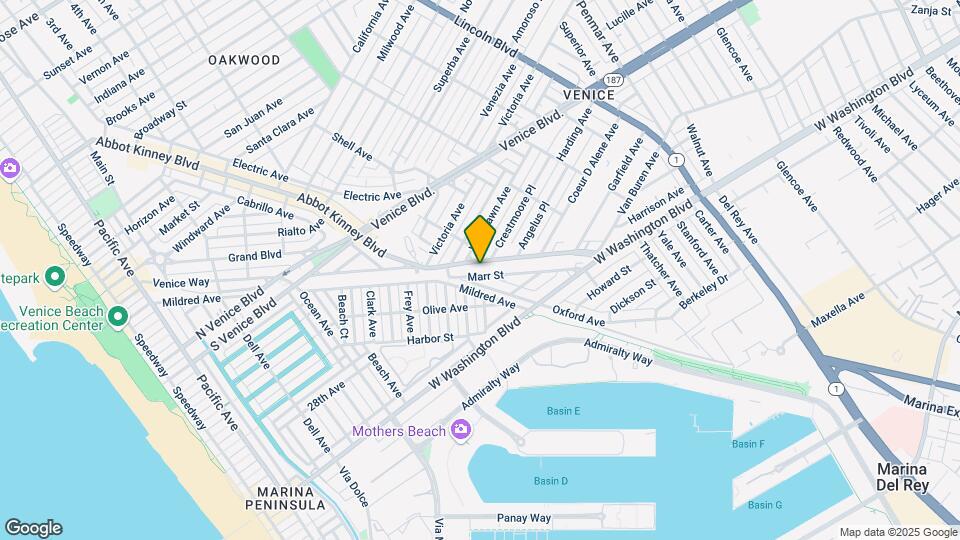 2407 Abbot Kinney Blvd, Unit 2 Map and Location Details