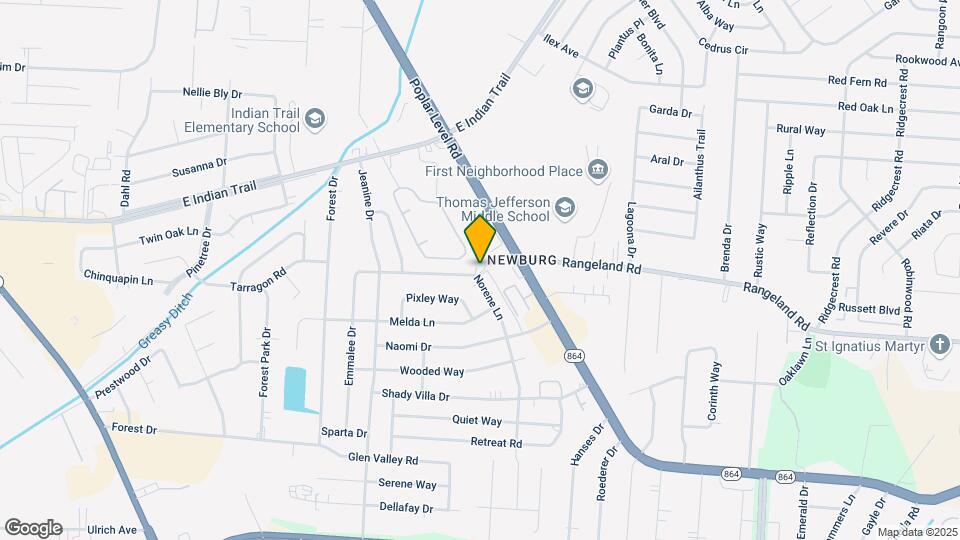 4203 Norene Ln Mapa y Detalles de la Ubicación