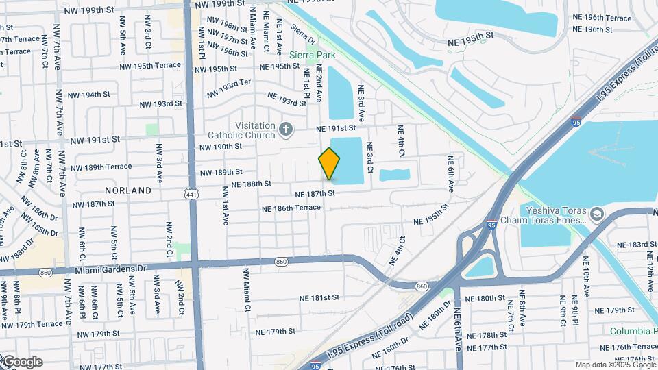18707 NE 2nd Ave Mapa y Detalles de la Ubicación