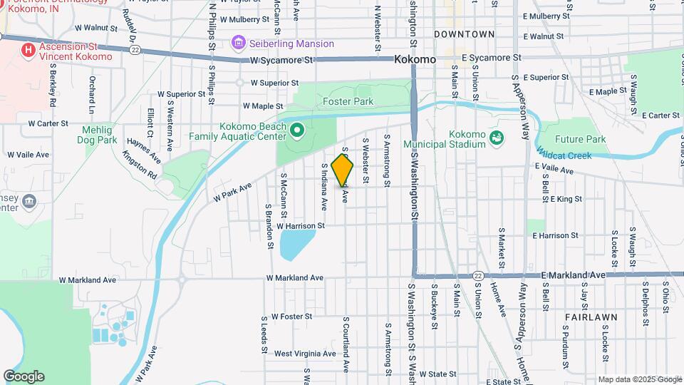 705 S Courtland Ave Map and Location Details