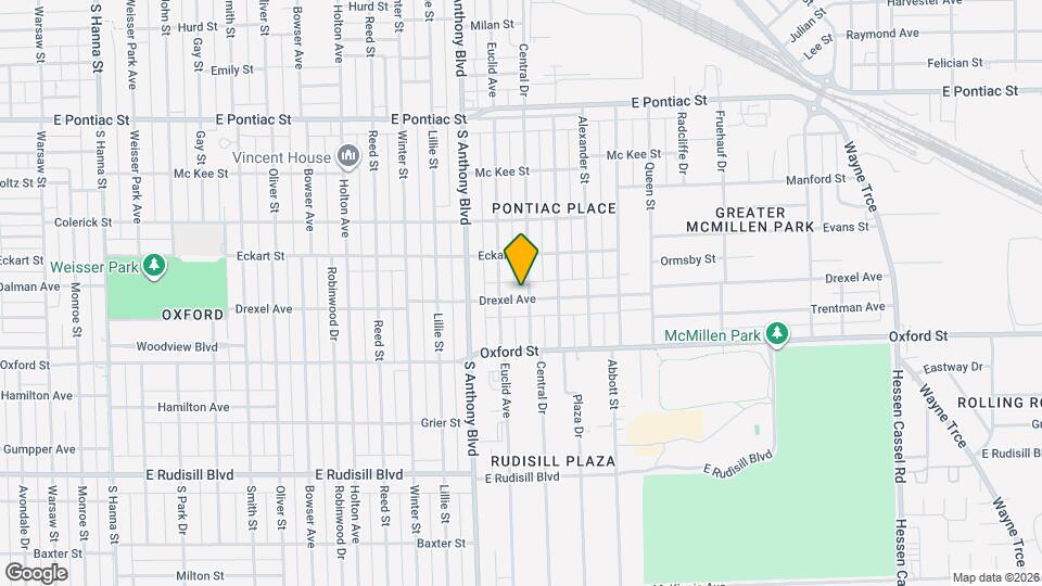 1921 Drexel Ave Mapa y Detalles de la Ubicación