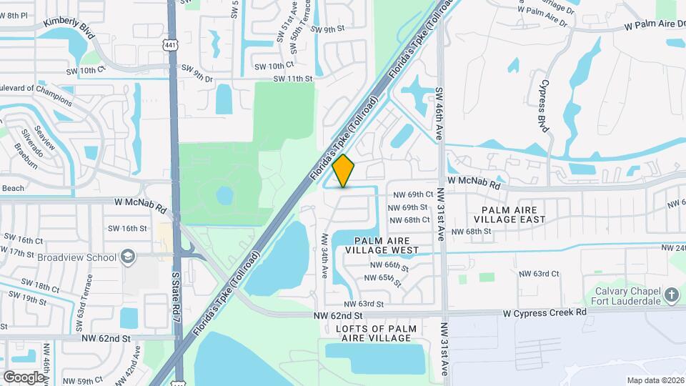 3339 NW 69th Ct Map and Location Details