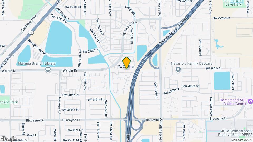 13981 SW 280th Terrace Map and Location Details