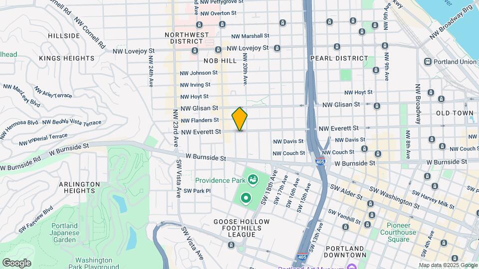 2032 NW Everett St Map and Location Details