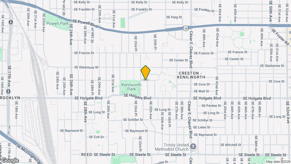 3414 SE Cora Dr Map and Location Details