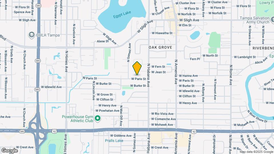 2915 W Paris St Map and Location Details