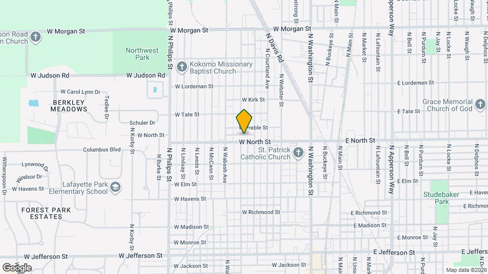 720 W North St-Unit -720 W. North St #1 Map and Location Details