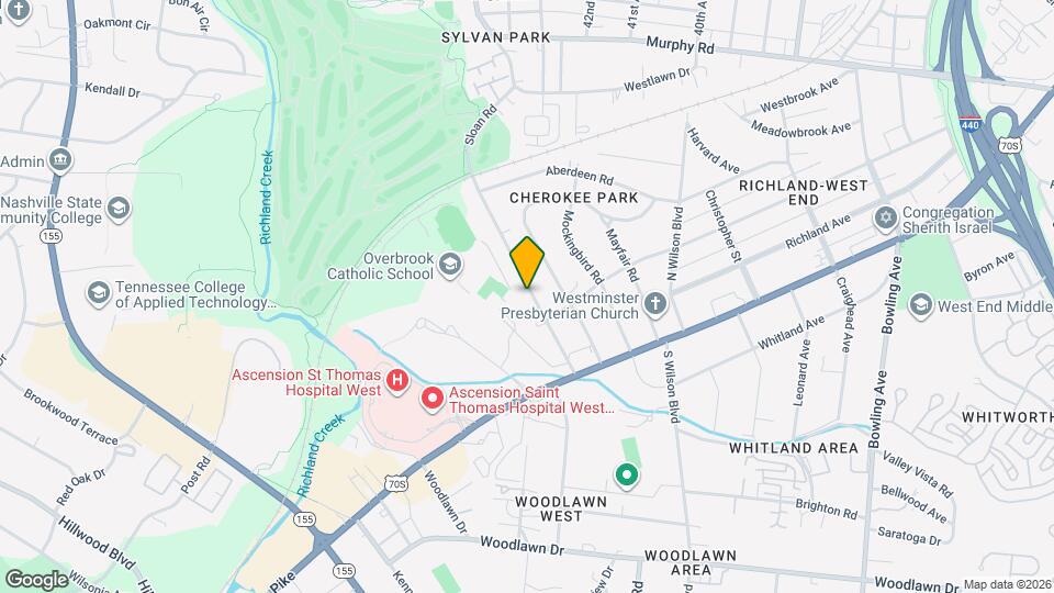 207 Cherokee Rd Map and Location Details