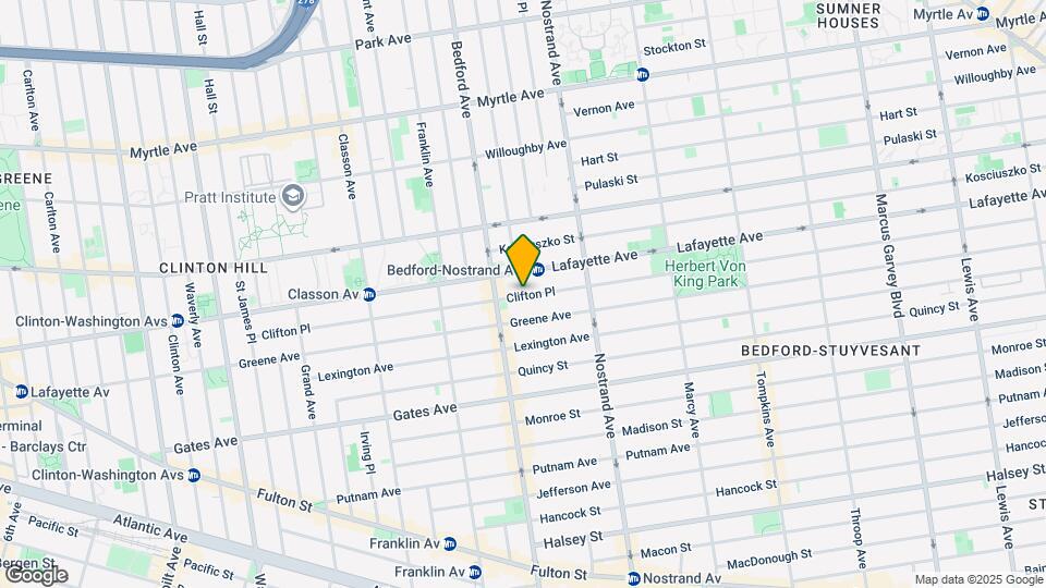 241 Clifton Pl Map and Location Details