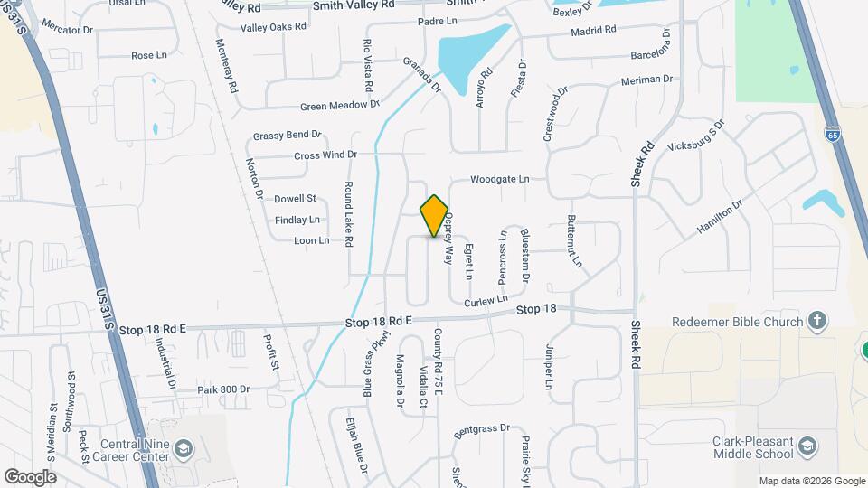 1411 Blue Brook Way Map and Location Details