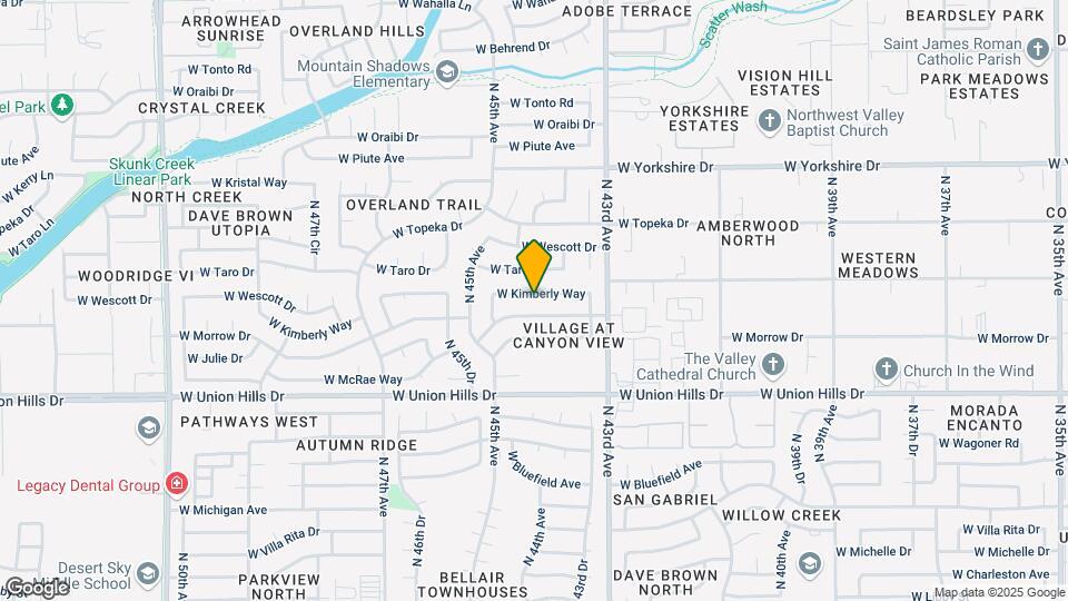 4407 W Kimberly Way Map and Location Details