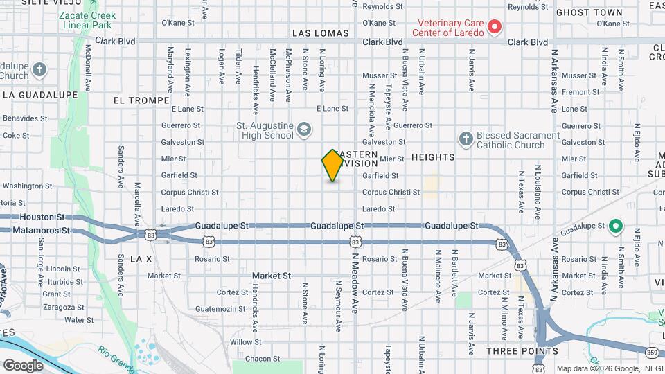 1420 Corpus Christi St Map and Location Details