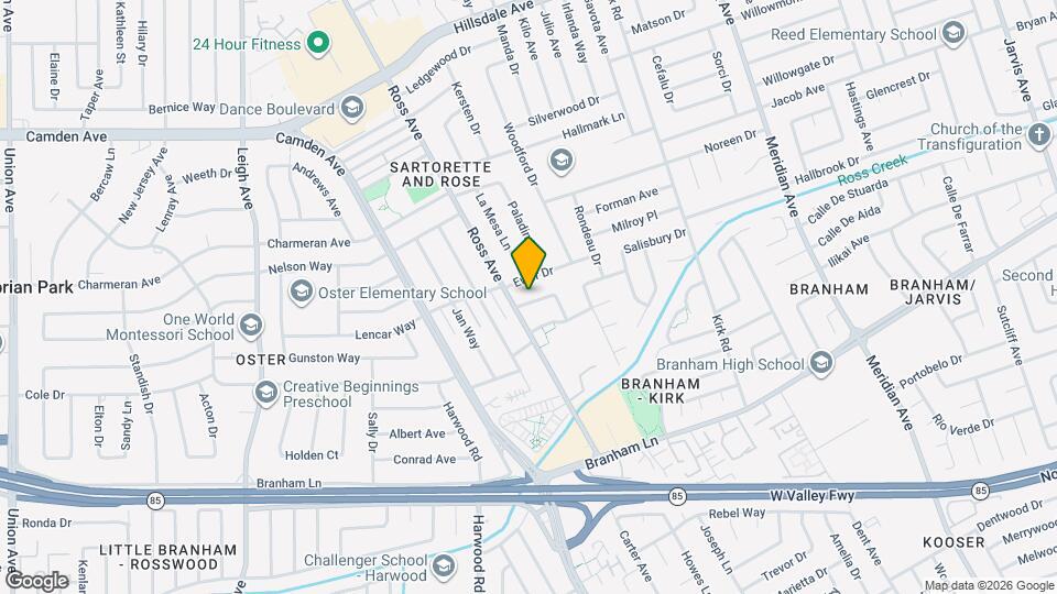 1717 Gladstone Ave Map and Location Details