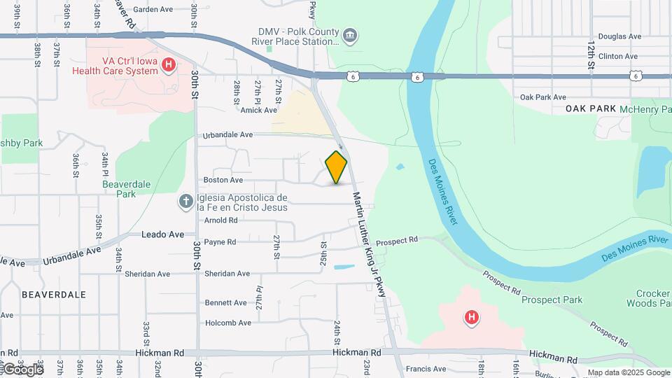 2418 Boston Ave Mapa y Detalles de la Ubicación