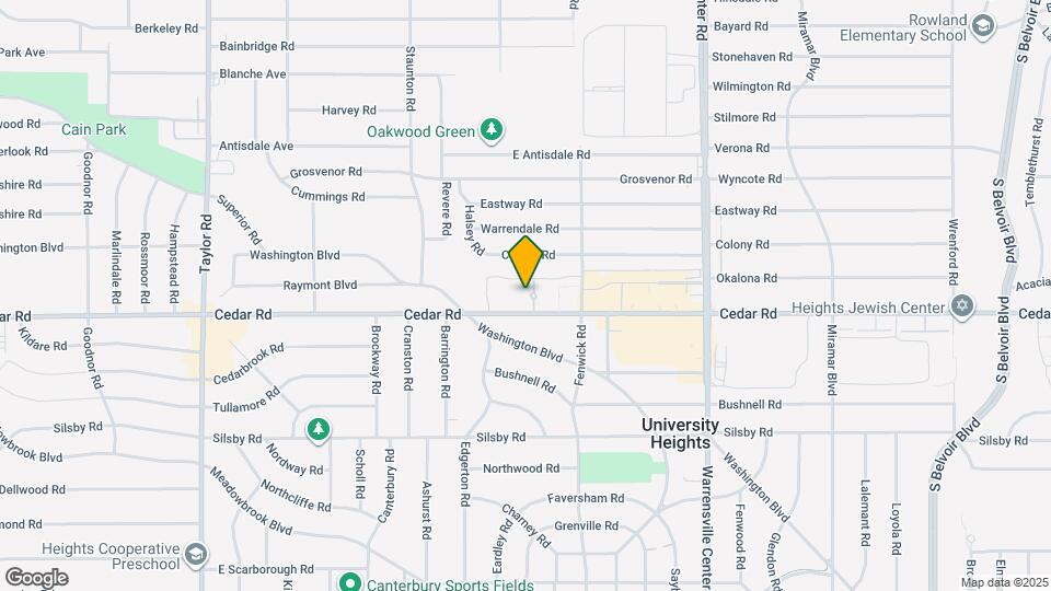 13793 Cedar Rd Map and Location Details