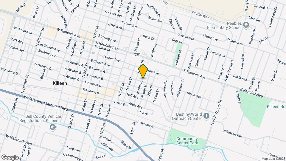 901 Parmer Ave Map and Location Details