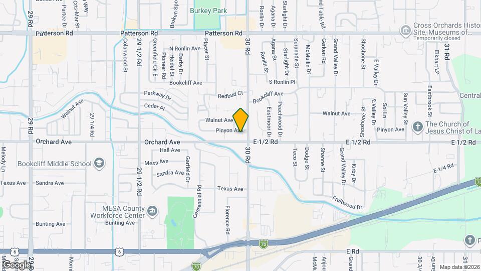 2999 1/4 Pinyon Ave Mapa y Detalles de la Ubicación