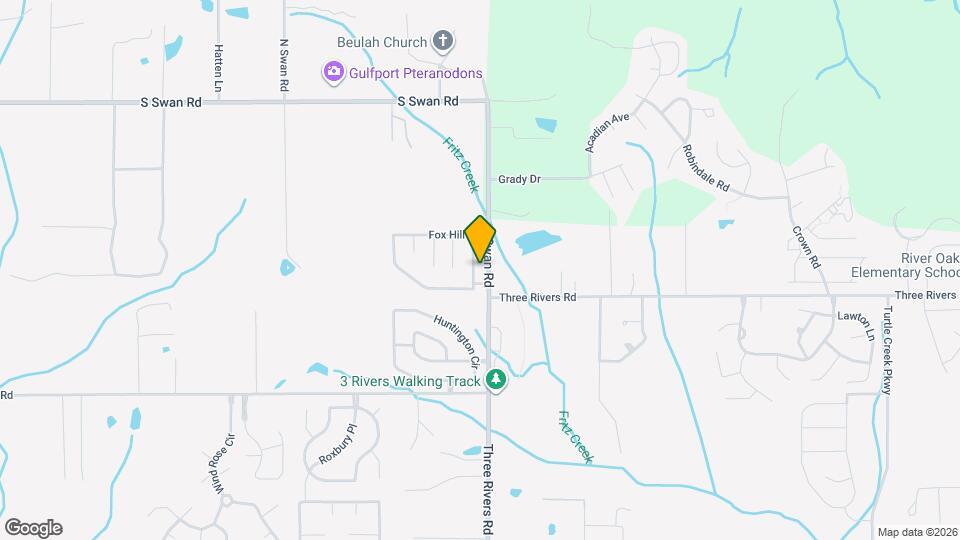 13712 Fox Hill Dr Map and Location Details