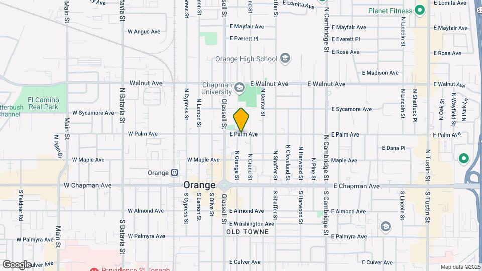295 N Orange St Map and Location Details