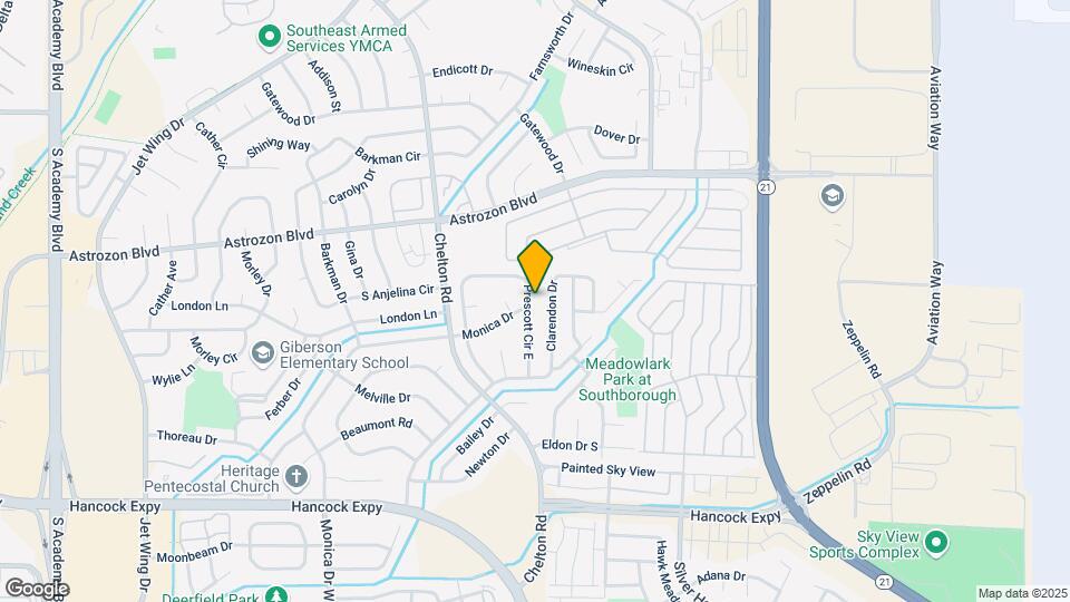 2583 Prescott Cir E Map and Location Details