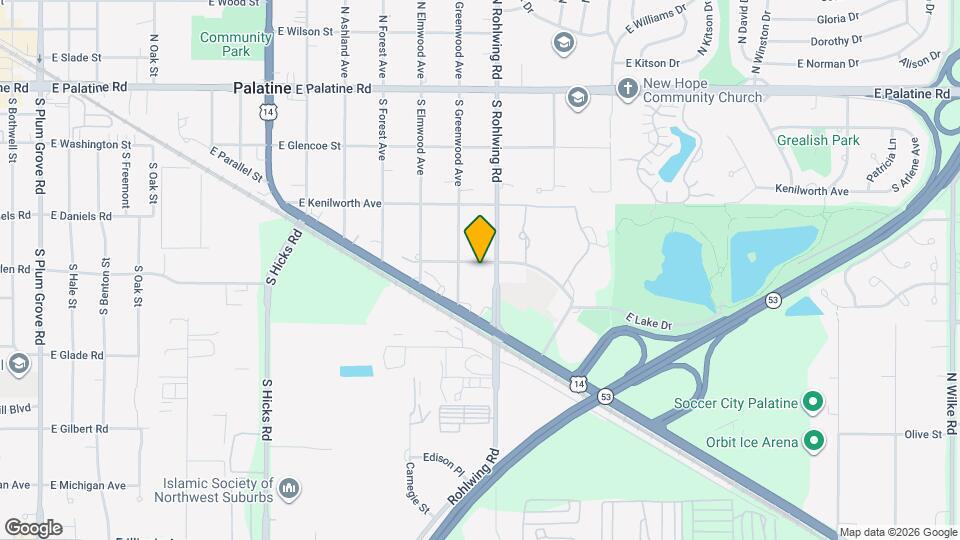 745 E Wilmette Rd Map and Location Details