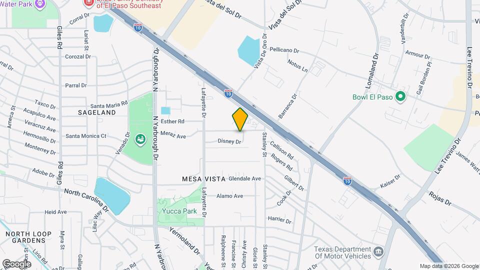 8079 Disney Dr Map and Location Details