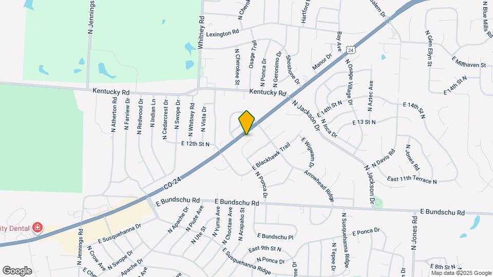 1216 N Ponca Dr Mapa y Detalles de la Ubicación