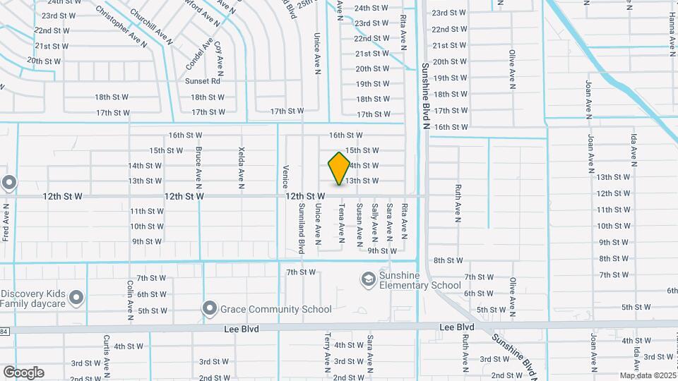 3508 12th St W Map and Location Details