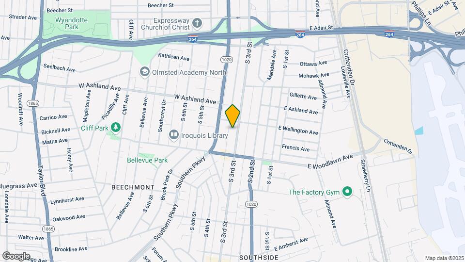 4608 S 3rd St Mapa y Detalles de la Ubicación