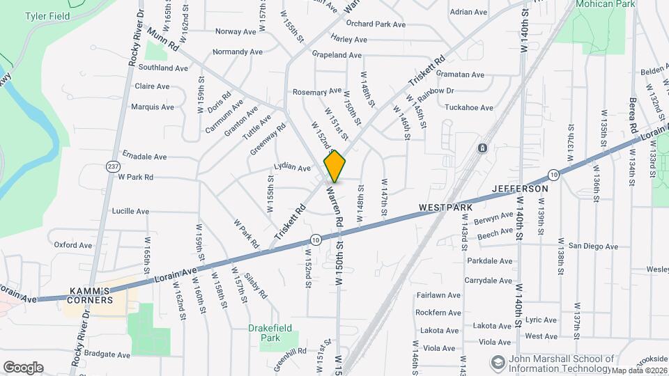 3679 Warren Rd Map and Location Details