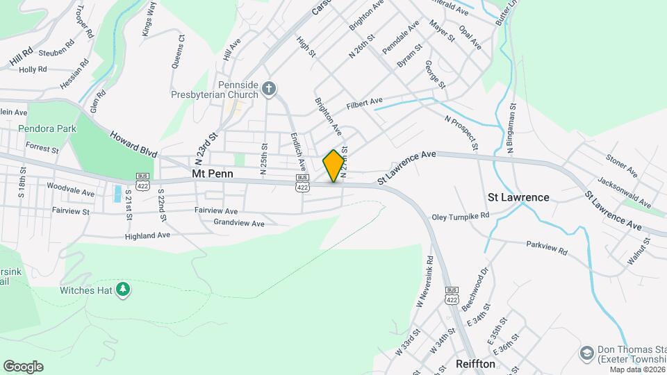 2642 Perkiomen Ave Map and Location Details