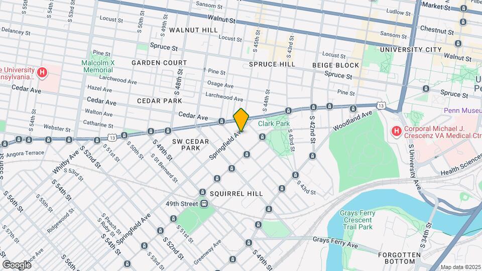 4522 Springfield Ave Map and Location Details