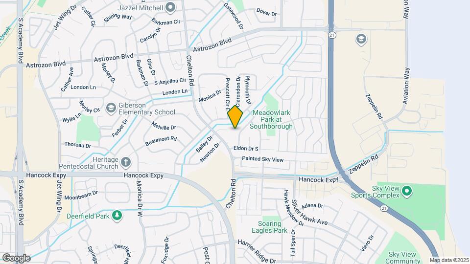 2882 Dickens Dr Map and Location Details