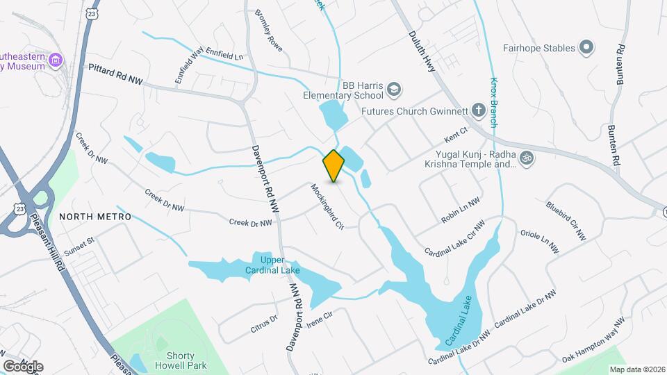 2878 Cardinal Trce Map and Location Details