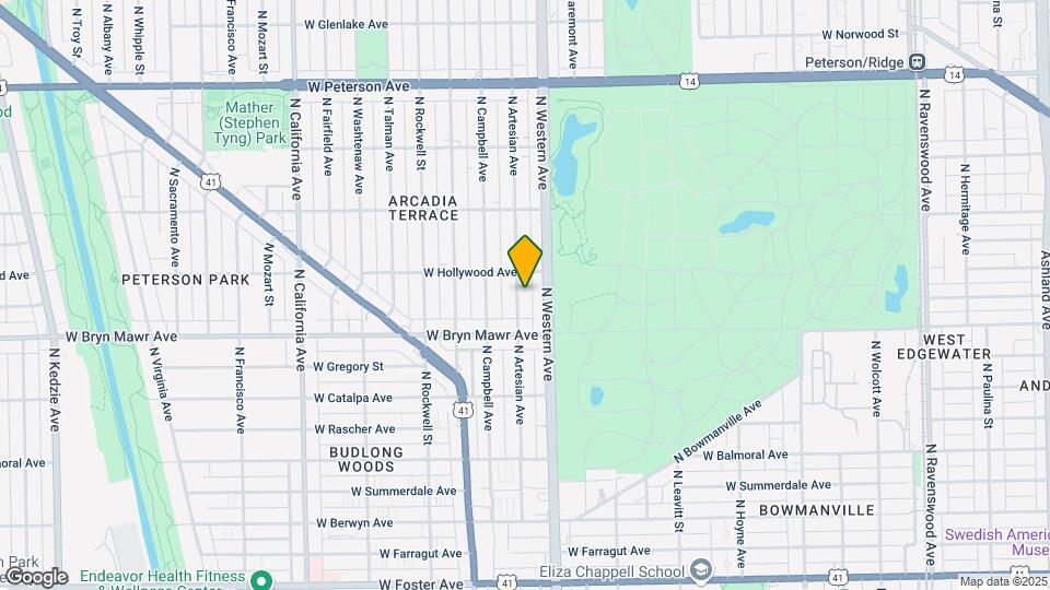 5639 N Artesian Avenue Gdn Mapa y Detalles de la Ubicación